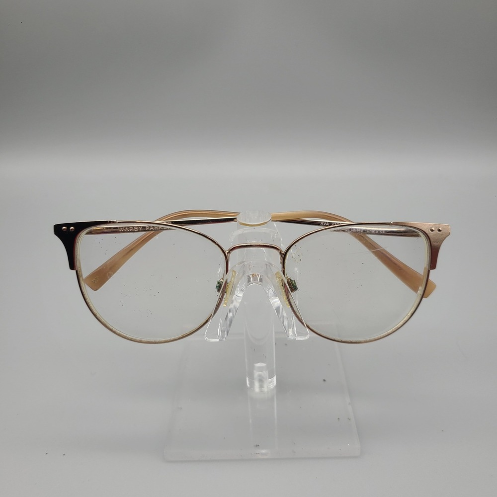 Warby Parker Ava 2233 Rose Gold Cat Eye Eyeglasses Frames 51-19-142